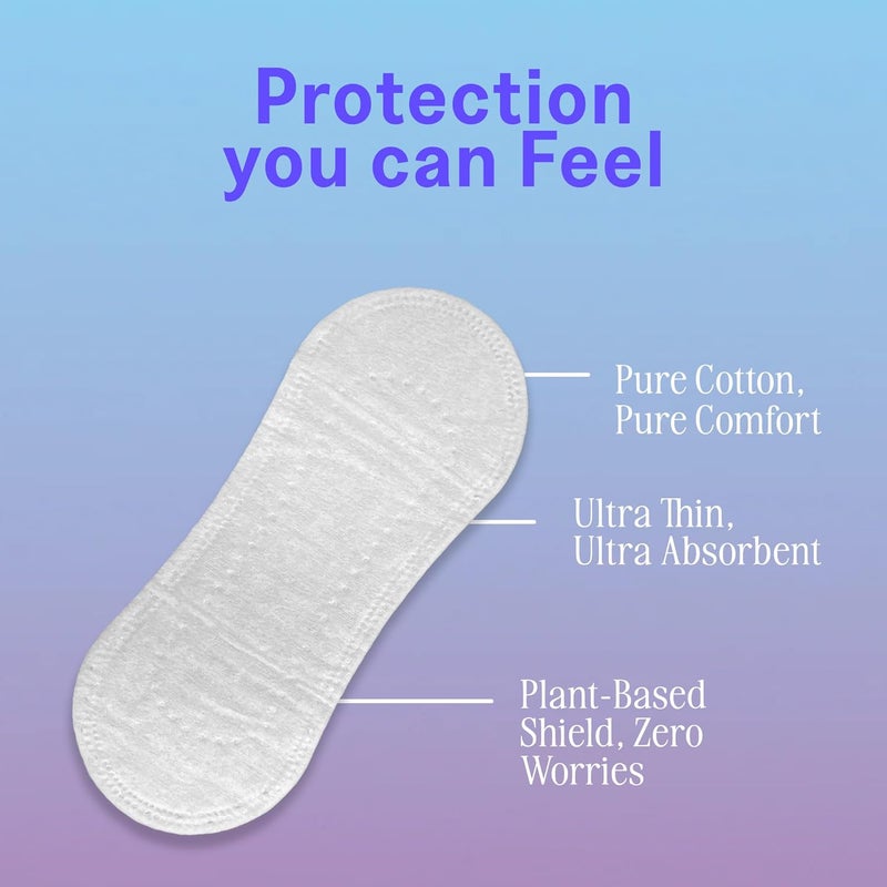 August Organic Panty Liners for Women and Anyone Who Menstruates, Made with Organic Cotton, 38 Daily Liners for Women, Toxin & Fragrance Free, Hypoallergenic Cotton - Image 4